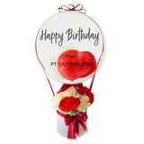 Scarlet Surprise Balloon Artificial