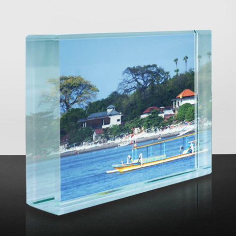 Custom Crystal Photo Cube