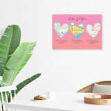 Frameless Love Journey Custom Heart