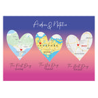 Frameless Love Journey Custom Heart