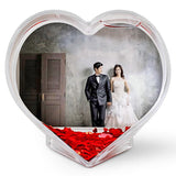 Custom Photo Love Water Glitter