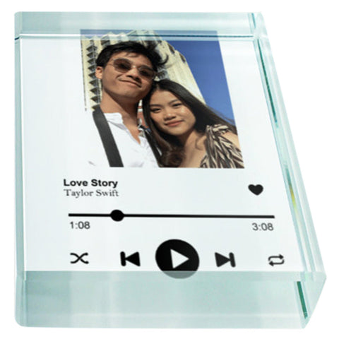 Custom Love Song Crystal Cube