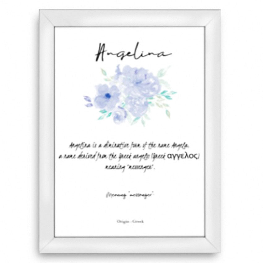 Custom Name Meaning Wall Decoration