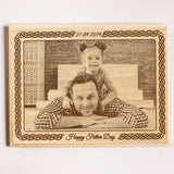 Custom Photo Wood Engraved