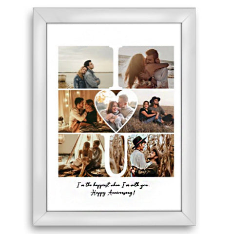 Custom Photo Collage I Love U