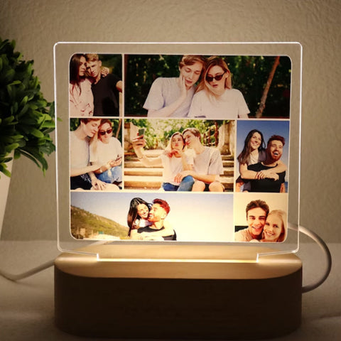 Custom Collage Frame Lamp