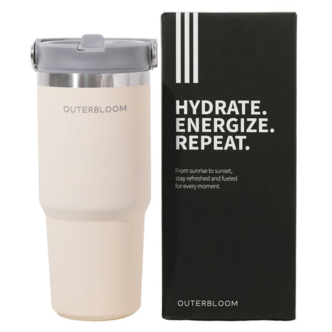 Outerbloom Personalized  Tumbler Titan Creamy Beige - 500 mL