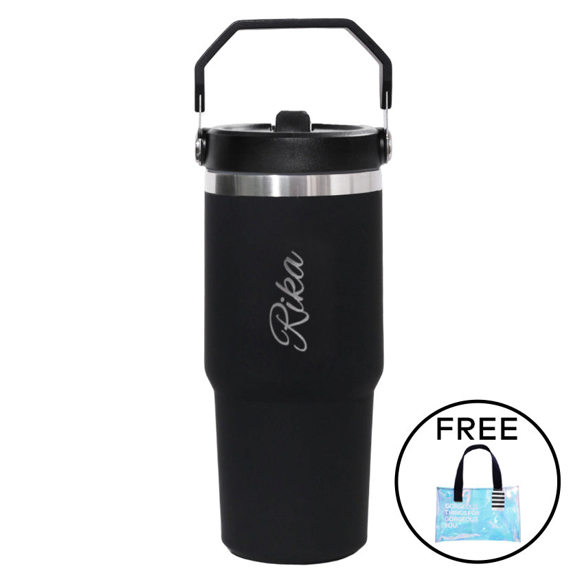 Outerbloom Personalized  Tumbler Titan Black Phantom