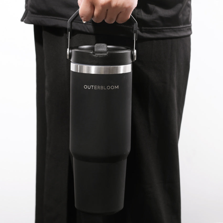 Outerbloom Personalized  Tumbler Titan Black Phantom