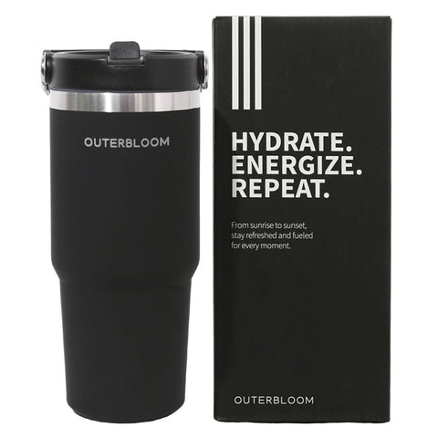 Outerbloom Personalized  Tumbler Titan Black Phantom