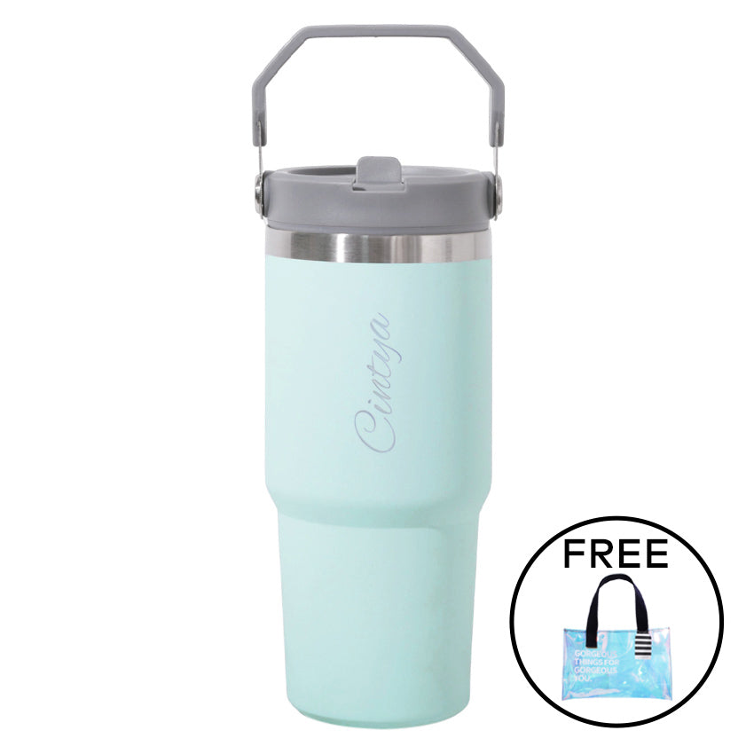 Outerbloom Personalized  Tumbler Titan Light Cyan - 500 mL