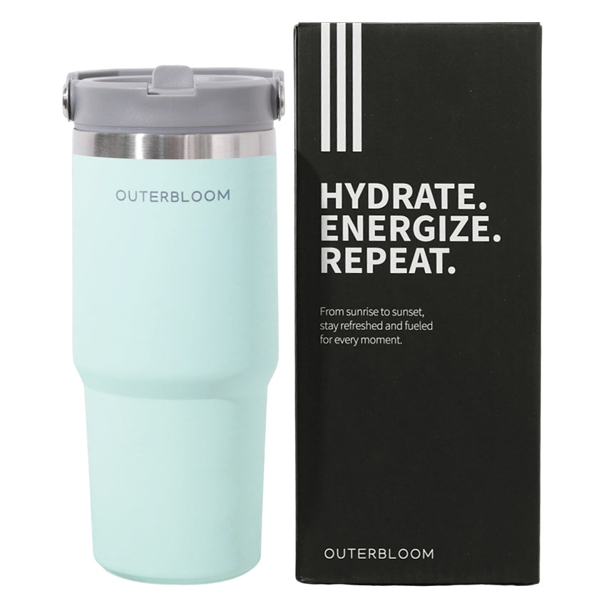 Outerbloom Personalized  Tumbler Titan Light Cyan - 500 mL