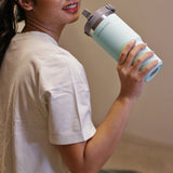 Outerbloom Personalized  Tumbler Titan Light Cyan - 500 mL