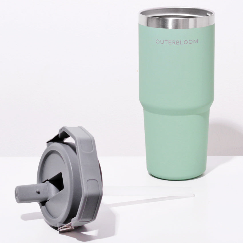 Outerbloom Personalized Tumbler Titan Green Verde - 500 mL