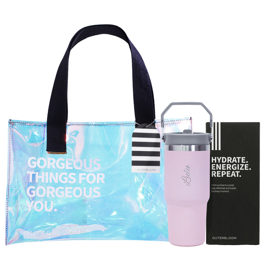 Outerbloom Personalized Tumbler Titan Cotton Pink - 500 mL