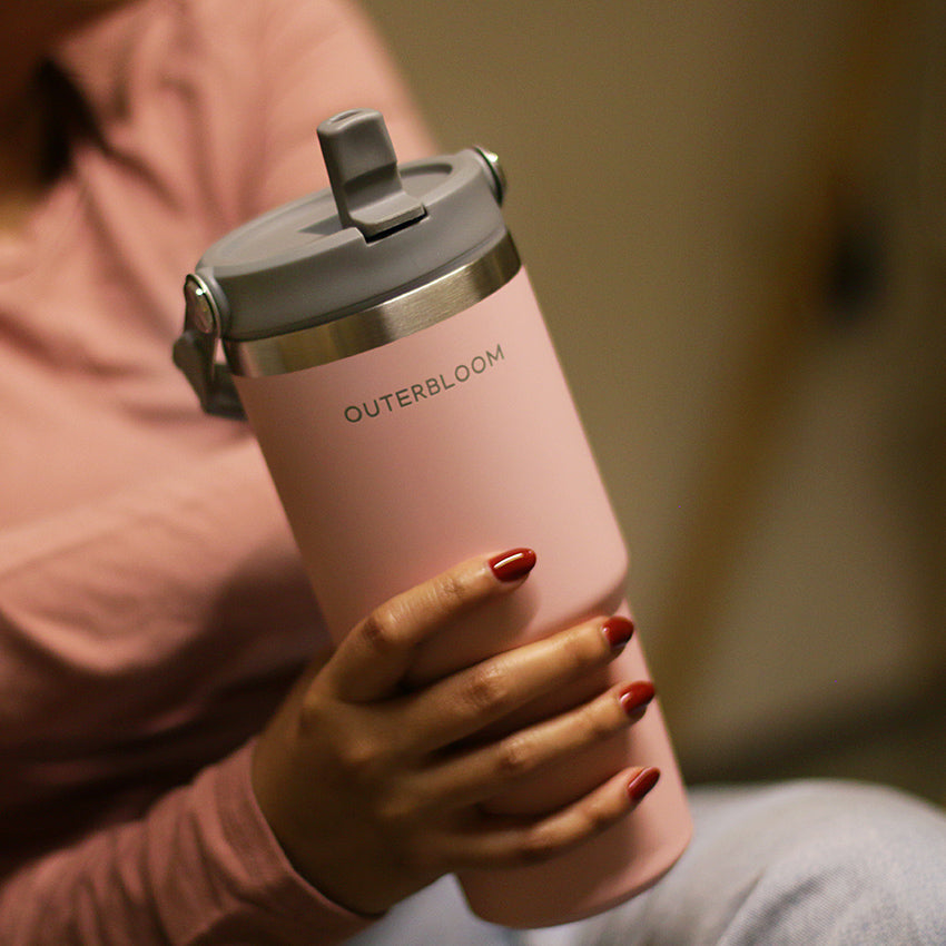 Outerbloom Personalized Tumbler Titan Cotton Pink - 500 mL