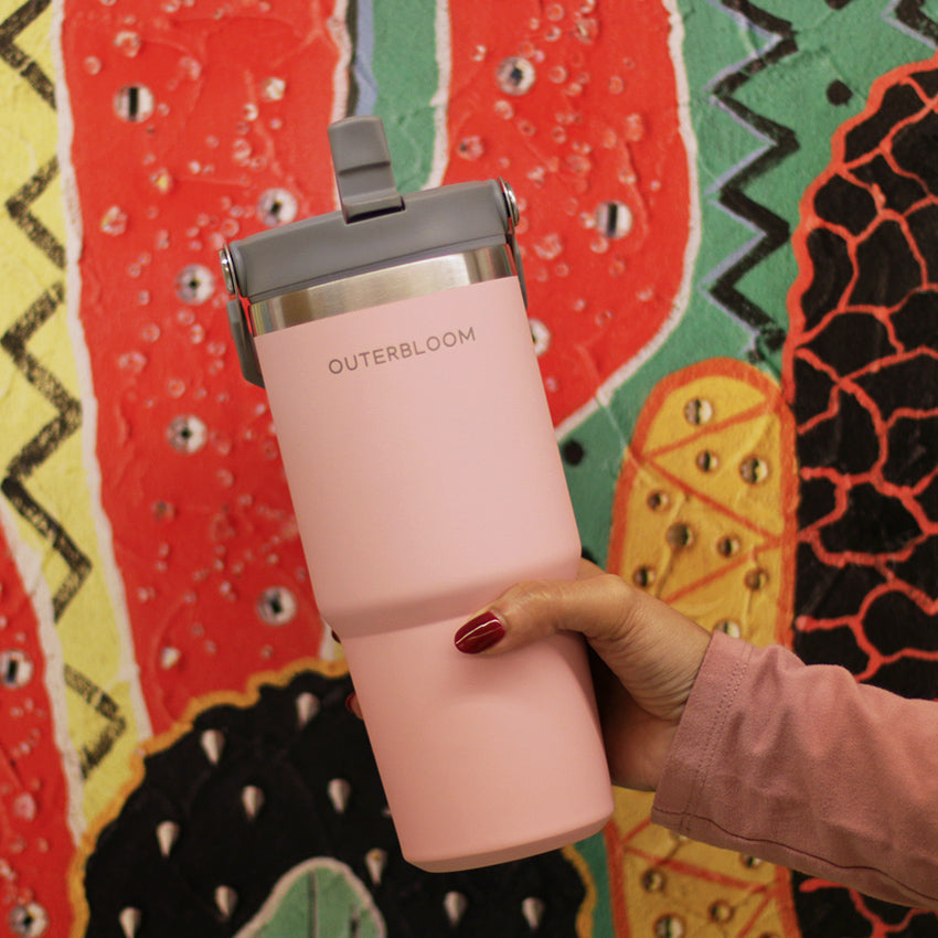 Outerbloom Personalized Tumbler Titan Cotton Pink - 500 mL