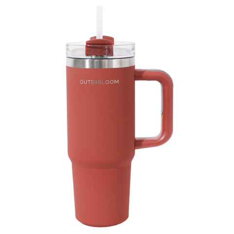 Outerbloom Personalized Tumbler Titan Terra Sunset with Straw - 900 mL