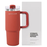 Outerbloom Personalized Tumbler Titan Terra Sunset with Straw - 900 mL