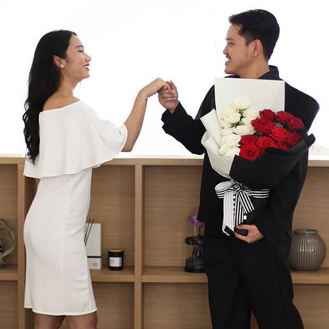 [Valentine] Two Shades of Love Bouquet