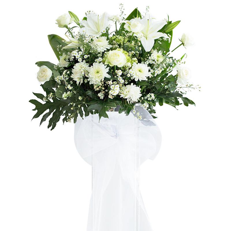WOM Finance Standing Flower Jawa Barat