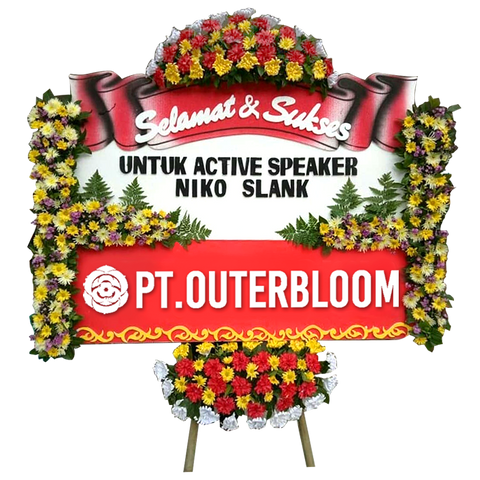 AIA PAPAN BUNGA CONGRATULATIONS 034