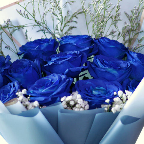 Majestic Blue Romance Bouquet