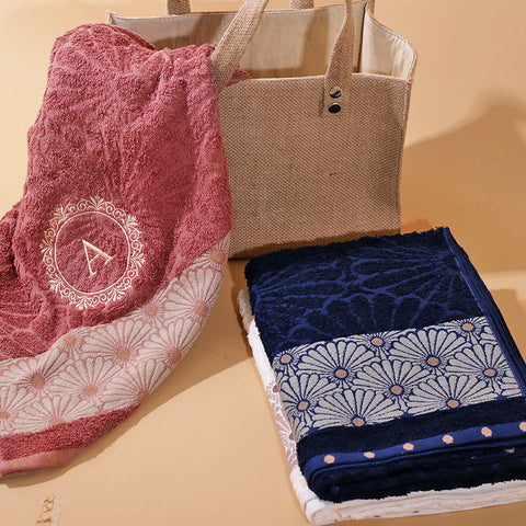 Single Set Sunny Bloom Rose Towel