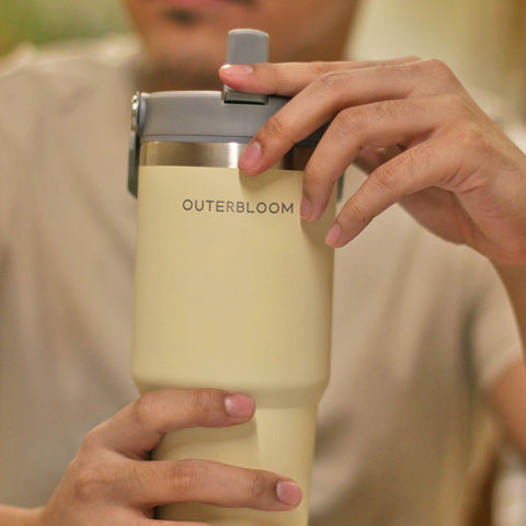 Outerbloom Personalized  Tumbler Titan Creamy Beige - 500 mL