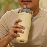 Outerbloom Personalized  Tumbler Titan Creamy Beige - 500 mL