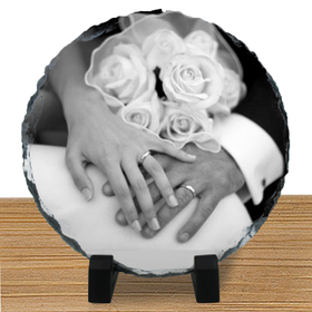 Custom Stone Printing Photo Circle