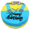 Overall Minion Cake