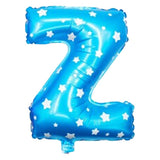 Blue Alphabet Foil Balloon A-Z