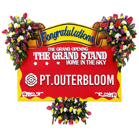 AIA PAPAN BUNGA CONGRATULATIONS L1 008