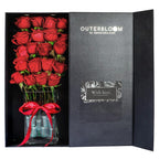 Signature Rose Box Classic Premium - Fiery Red
