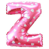 Pink Alphabet Foil Balloon A-Z