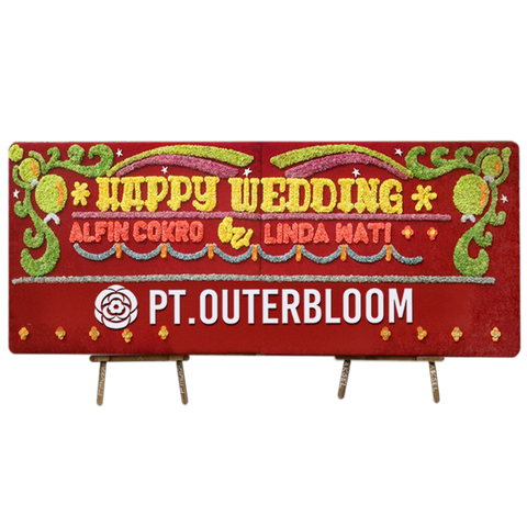 AIA PAPAN BUNGA WEDDING L1 006