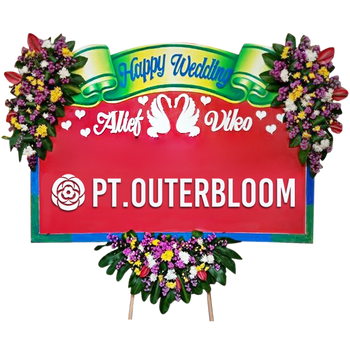 AIA PAPAN BUNGA WEDDING L2 008