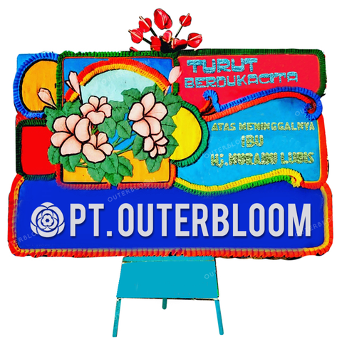 AIA PAPAN BUNGA CONDOLENCES L1 018