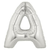 Silver Alphabet Foil Balloon A-Z
