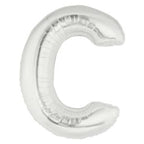 Silver Alphabet Foil Balloon A-Z