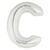 Silver Alphabet Foil Balloon A-Z