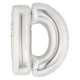 Silver Alphabet Foil Balloon A-Z