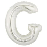 Silver Alphabet Foil Balloon A-Z