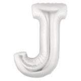 Silver Alphabet Foil Balloon A-Z