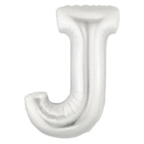 Silver Alphabet Foil Balloon A-Z