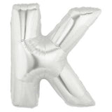 Silver Alphabet Foil Balloon A-Z