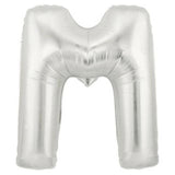 Silver Alphabet Foil Balloon A-Z
