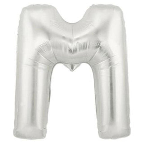 Silver Alphabet Foil Balloon A-Z