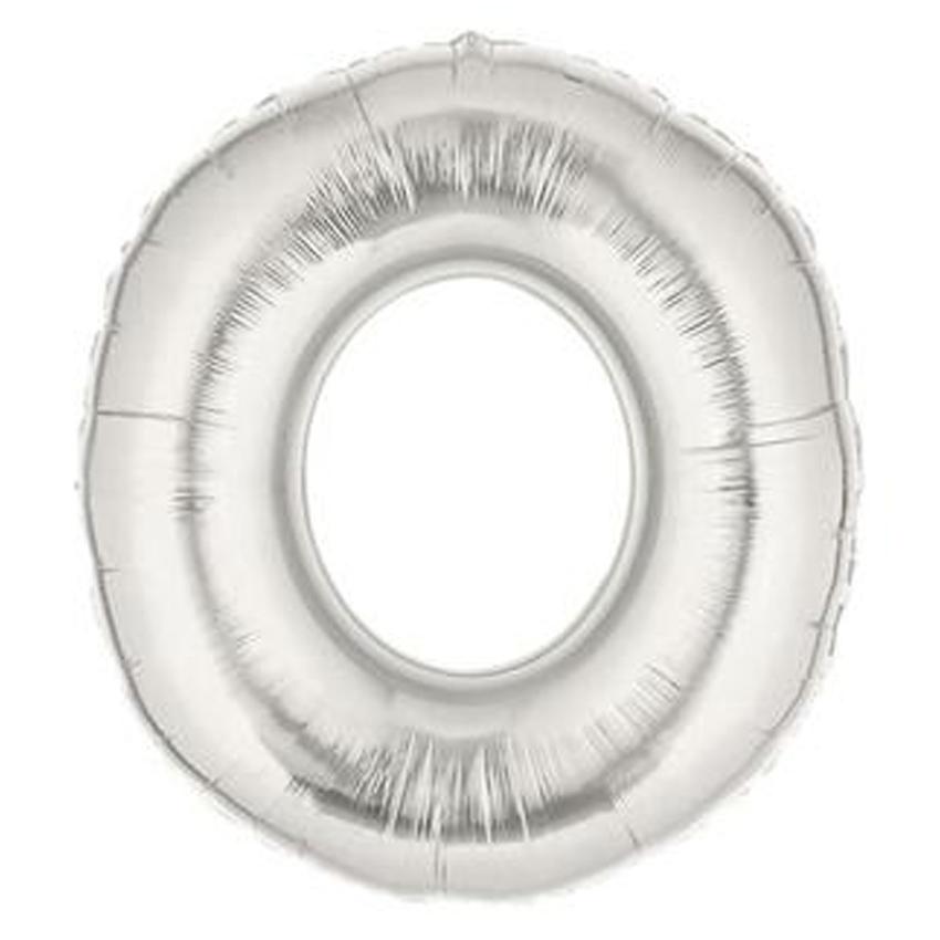 Silver Alphabet Foil Balloon A-Z